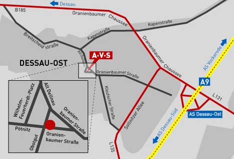 Anfahrtskarte Anfahrtskarte